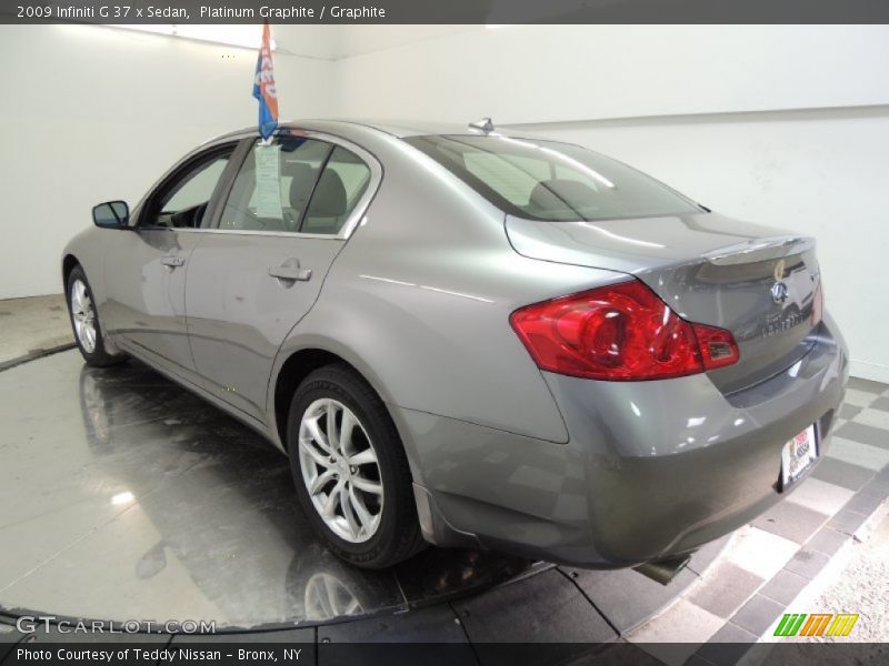 Platinum Graphite / Graphite 2009 Infiniti G 37 x Sedan