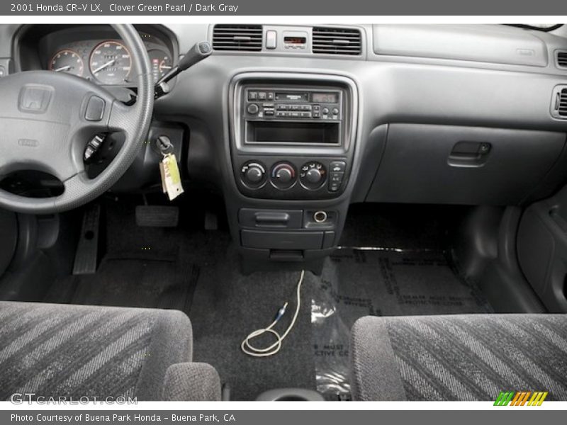 Clover Green Pearl / Dark Gray 2001 Honda CR-V LX