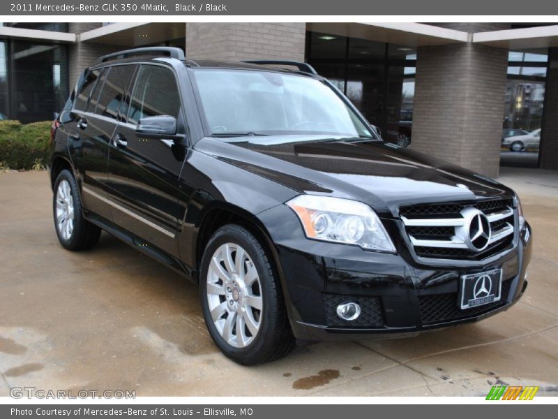 Black / Black 2011 Mercedes-Benz GLK 350 4Matic