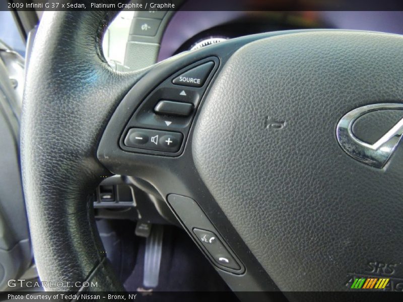 Platinum Graphite / Graphite 2009 Infiniti G 37 x Sedan