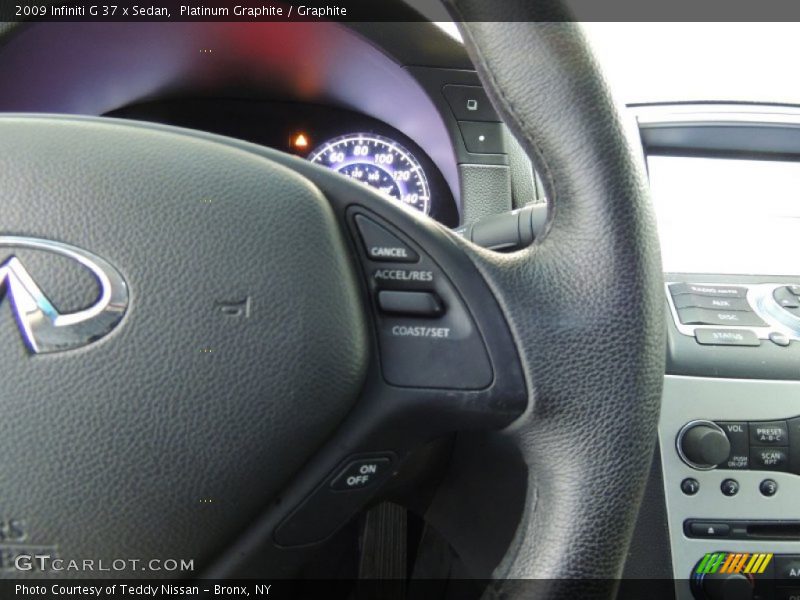 Platinum Graphite / Graphite 2009 Infiniti G 37 x Sedan