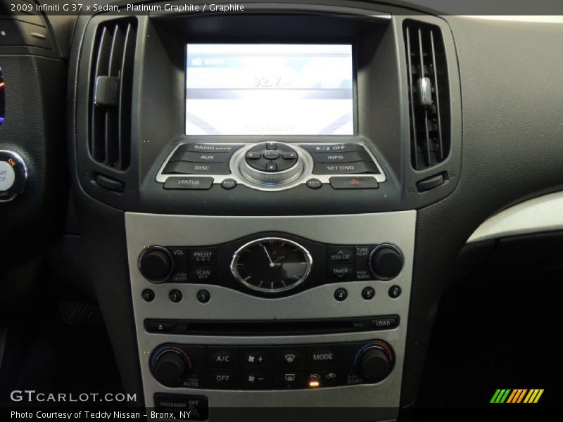Platinum Graphite / Graphite 2009 Infiniti G 37 x Sedan