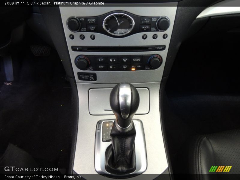Platinum Graphite / Graphite 2009 Infiniti G 37 x Sedan