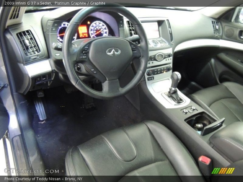 Graphite Interior - 2009 G 37 x Sedan 