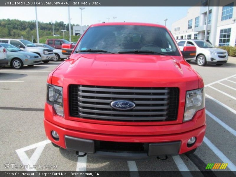 Race Red / Black 2011 Ford F150 FX4 SuperCrew 4x4