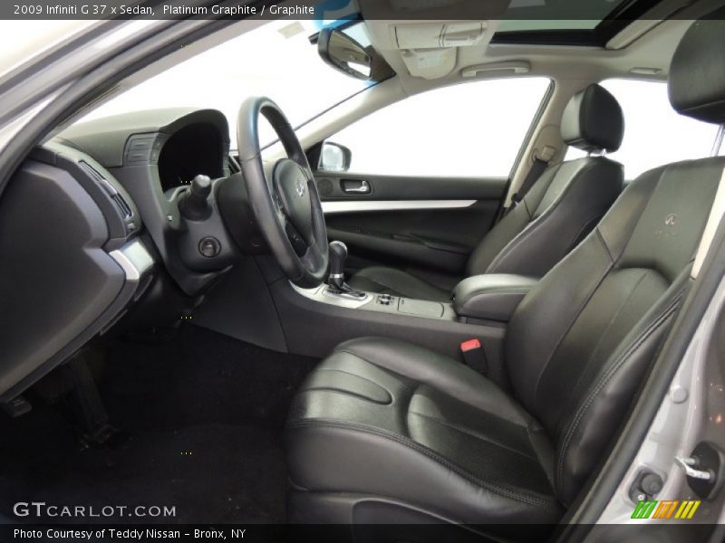 Platinum Graphite / Graphite 2009 Infiniti G 37 x Sedan