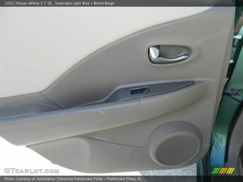 Seascape Light Blue / Blond Beige 2002 Nissan Altima 3.5 SE