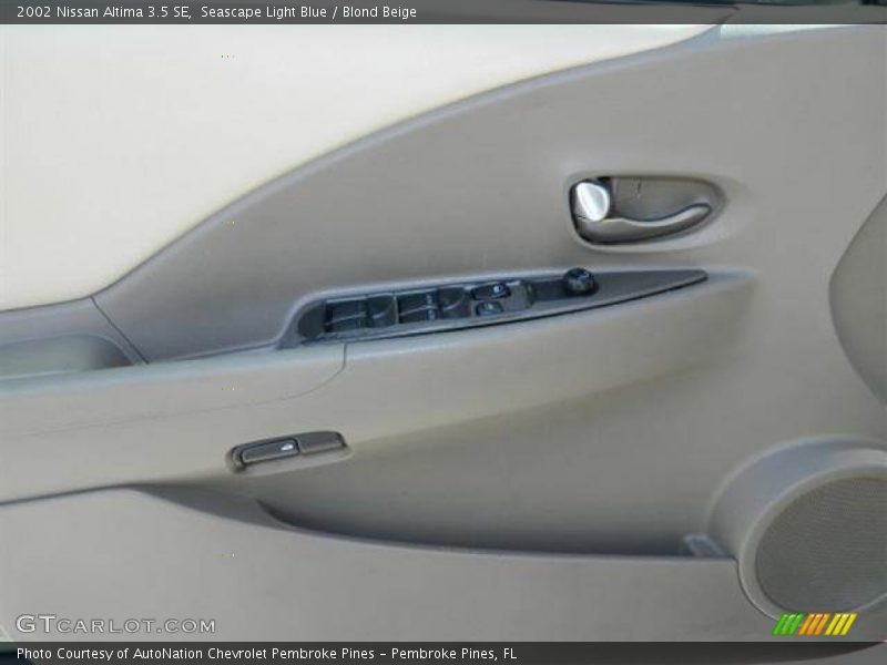 Seascape Light Blue / Blond Beige 2002 Nissan Altima 3.5 SE