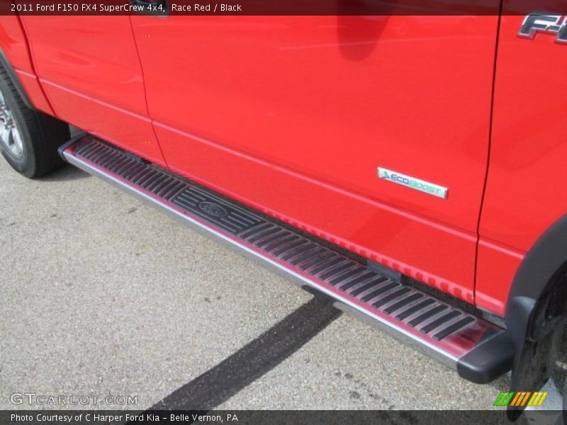 Race Red / Black 2011 Ford F150 FX4 SuperCrew 4x4