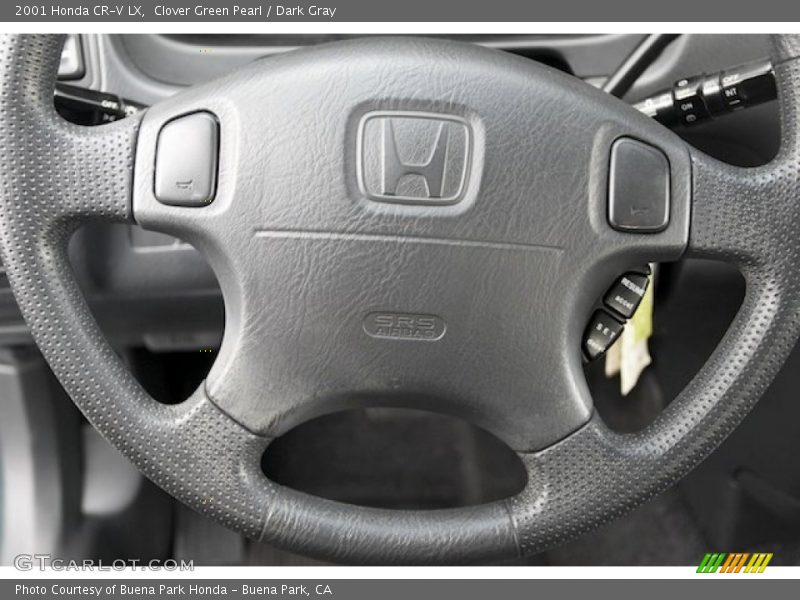 Clover Green Pearl / Dark Gray 2001 Honda CR-V LX