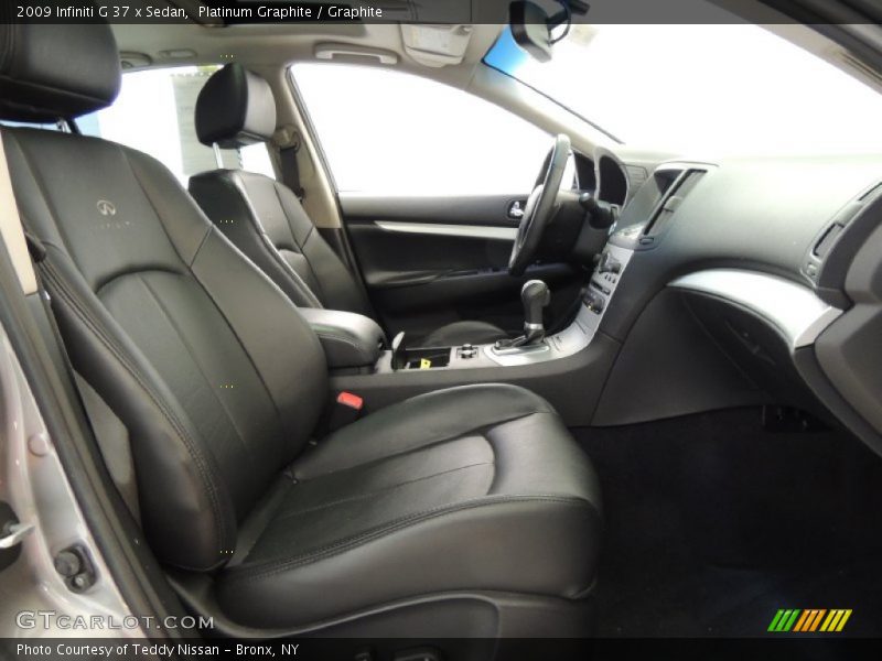 Platinum Graphite / Graphite 2009 Infiniti G 37 x Sedan