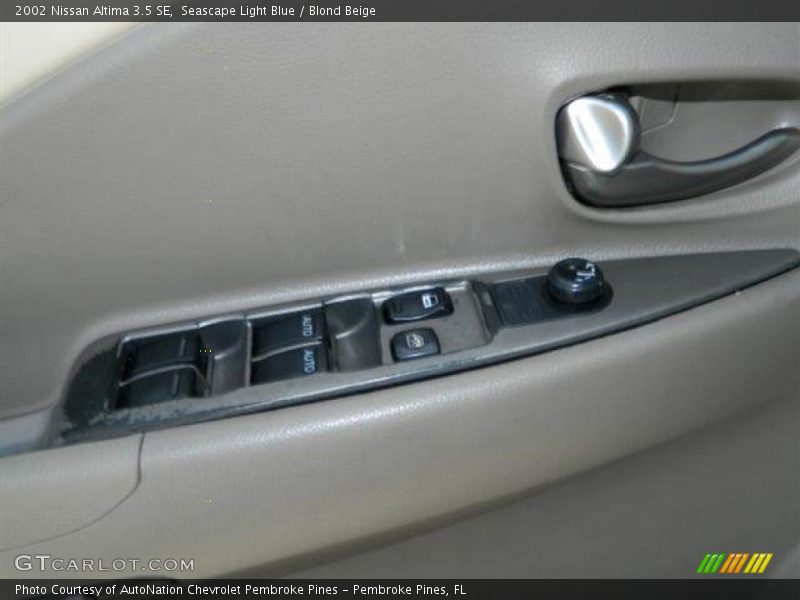 Seascape Light Blue / Blond Beige 2002 Nissan Altima 3.5 SE