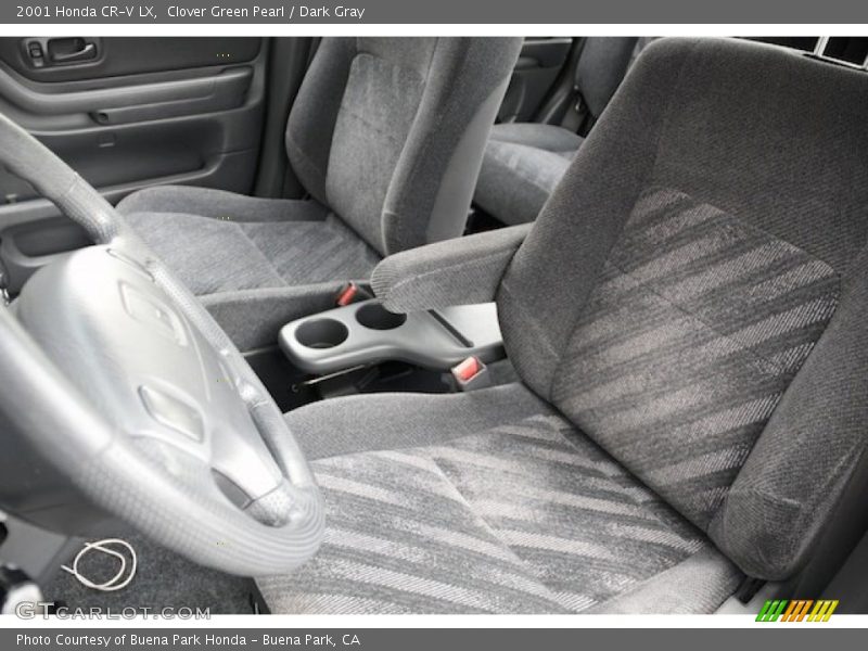 Clover Green Pearl / Dark Gray 2001 Honda CR-V LX