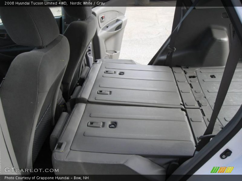 Nordic White / Gray 2008 Hyundai Tucson Limited 4WD
