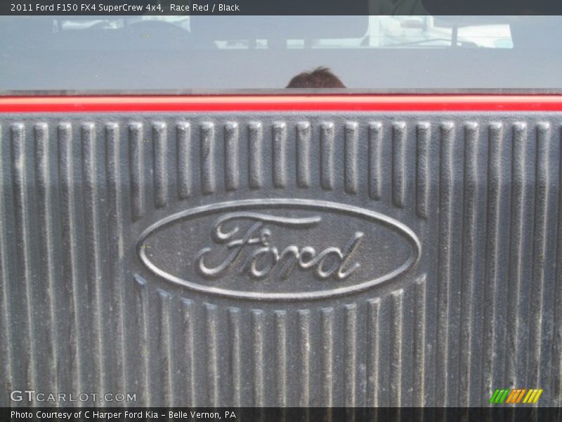 Race Red / Black 2011 Ford F150 FX4 SuperCrew 4x4