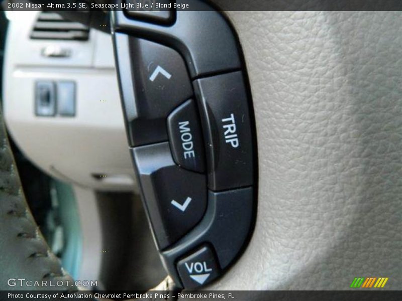 Seascape Light Blue / Blond Beige 2002 Nissan Altima 3.5 SE