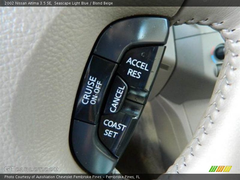 Seascape Light Blue / Blond Beige 2002 Nissan Altima 3.5 SE