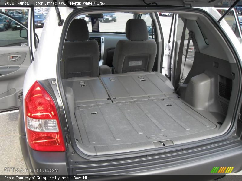 Nordic White / Gray 2008 Hyundai Tucson Limited 4WD