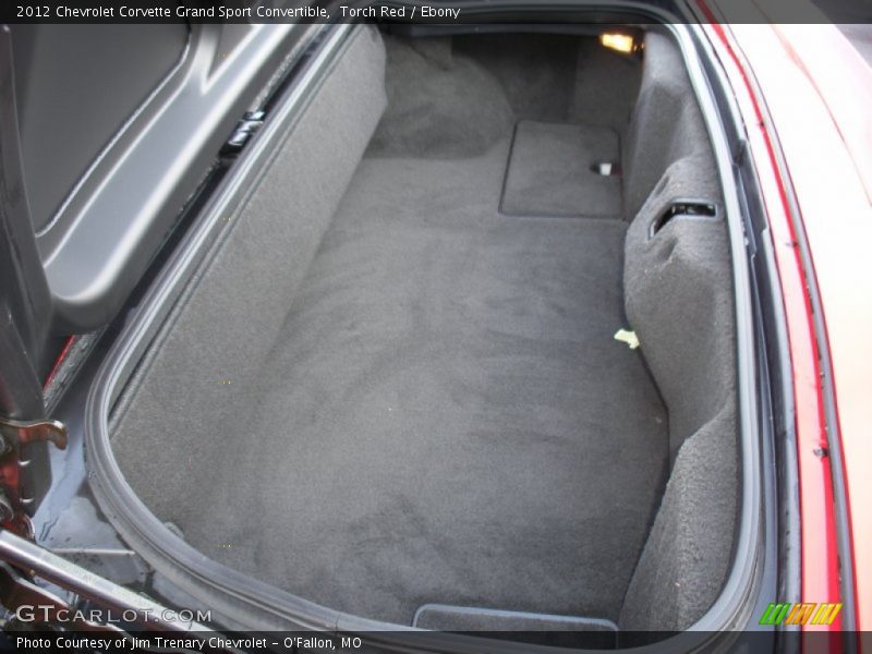  2012 Corvette Grand Sport Convertible Trunk