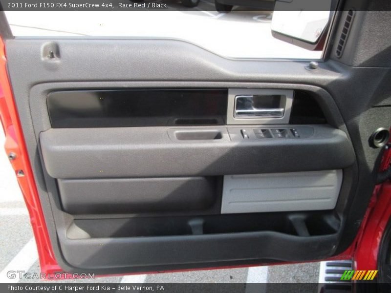 Race Red / Black 2011 Ford F150 FX4 SuperCrew 4x4