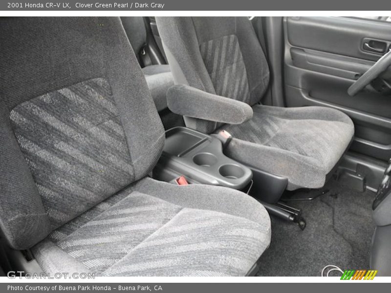 Clover Green Pearl / Dark Gray 2001 Honda CR-V LX