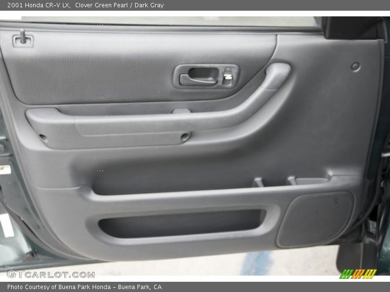 Clover Green Pearl / Dark Gray 2001 Honda CR-V LX