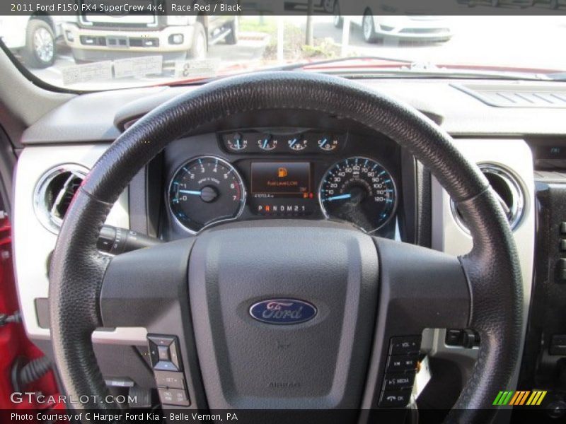 Race Red / Black 2011 Ford F150 FX4 SuperCrew 4x4