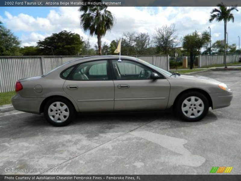 Arizona Beige Metallic / Medium Parchment 2002 Ford Taurus LX