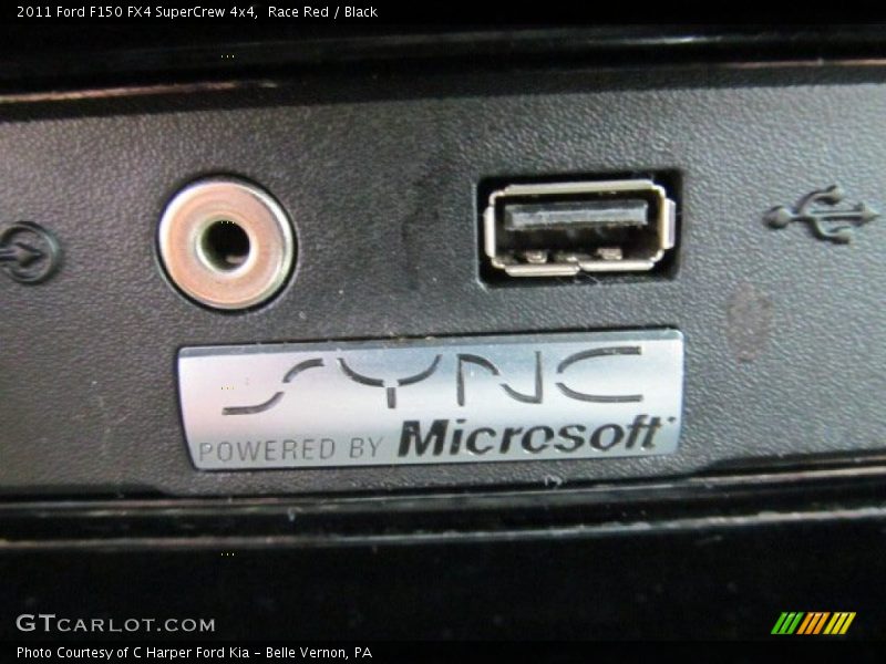 Race Red / Black 2011 Ford F150 FX4 SuperCrew 4x4