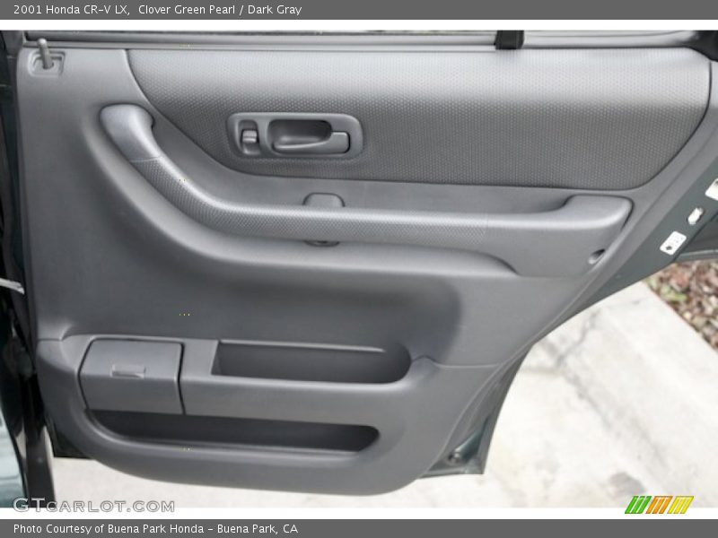 Clover Green Pearl / Dark Gray 2001 Honda CR-V LX
