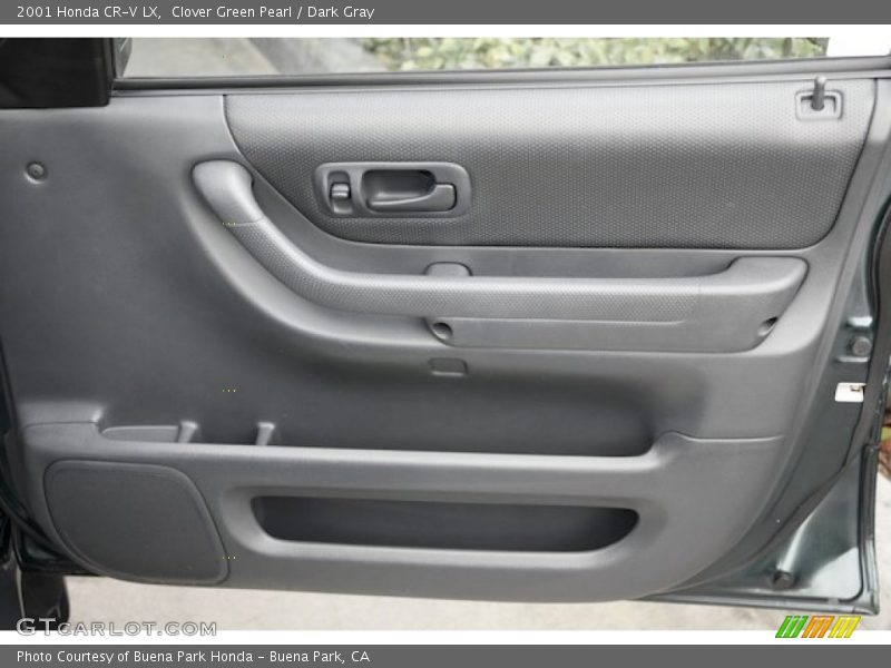 Clover Green Pearl / Dark Gray 2001 Honda CR-V LX