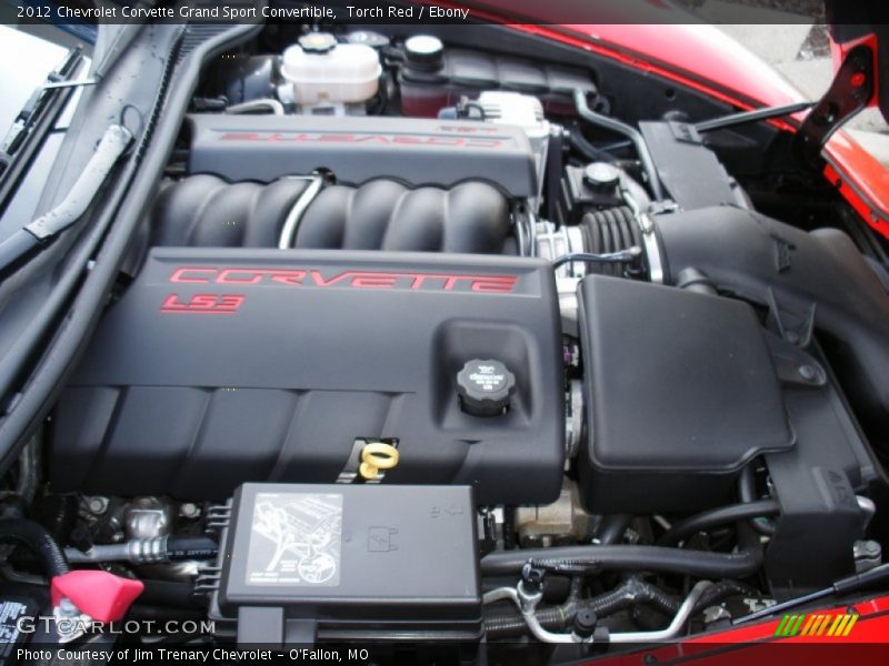  2012 Corvette Grand Sport Convertible Engine - 6.2 Liter OHV 16-Valve LS3 V8