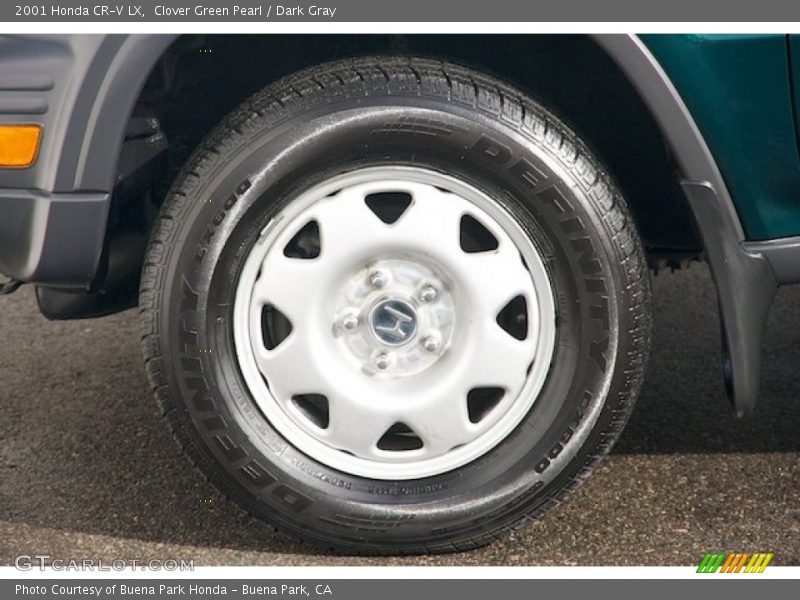 Clover Green Pearl / Dark Gray 2001 Honda CR-V LX