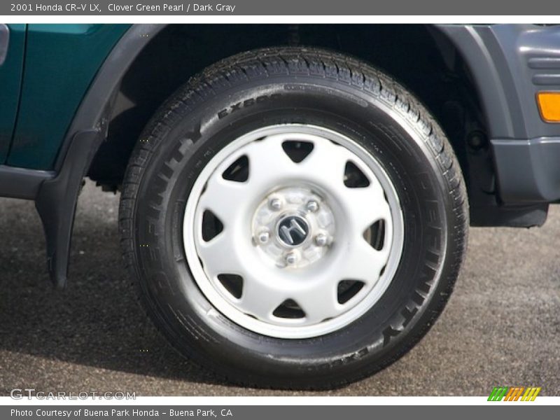 Clover Green Pearl / Dark Gray 2001 Honda CR-V LX