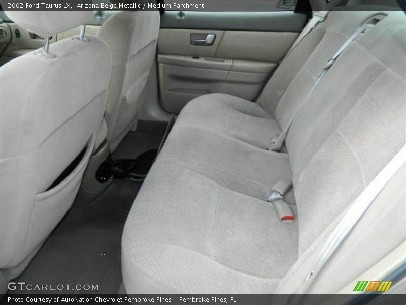 Rear Seat of 2002 Taurus LX