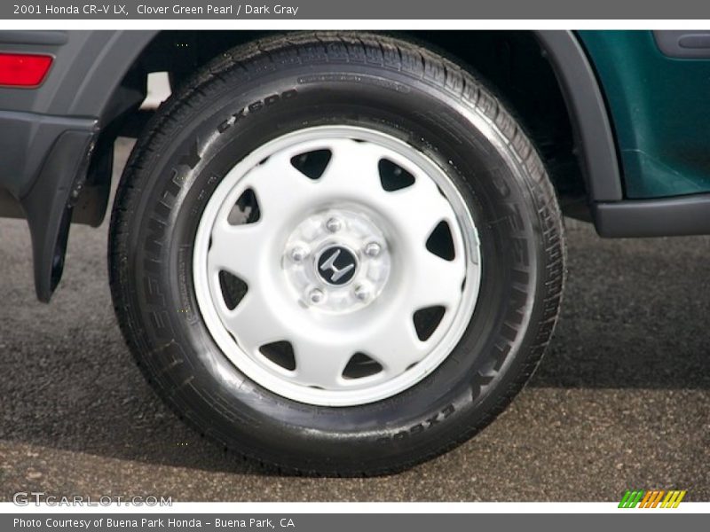 Clover Green Pearl / Dark Gray 2001 Honda CR-V LX