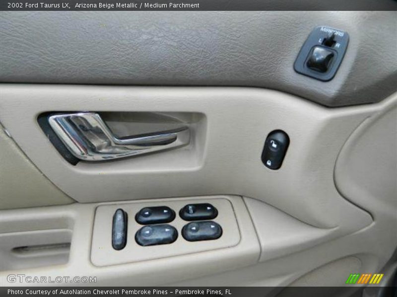 Controls of 2002 Taurus LX