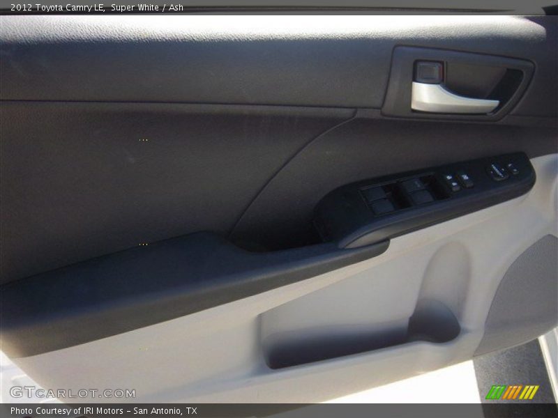 Super White / Ash 2012 Toyota Camry LE