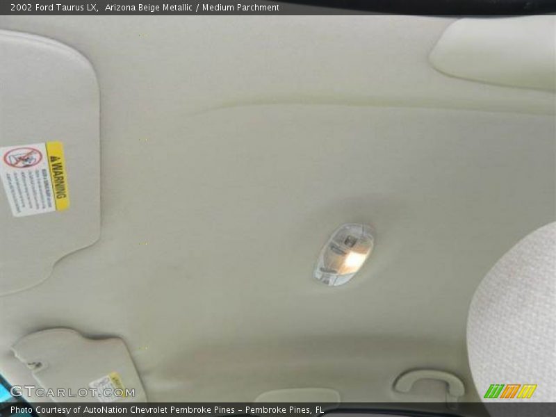 Arizona Beige Metallic / Medium Parchment 2002 Ford Taurus LX