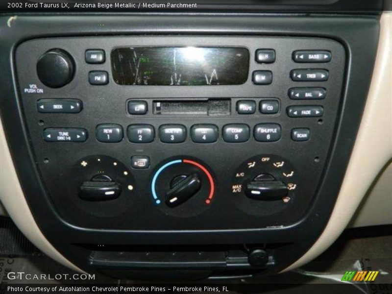 Controls of 2002 Taurus LX