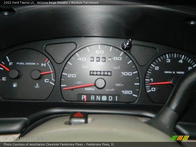  2002 Taurus LX LX Gauges