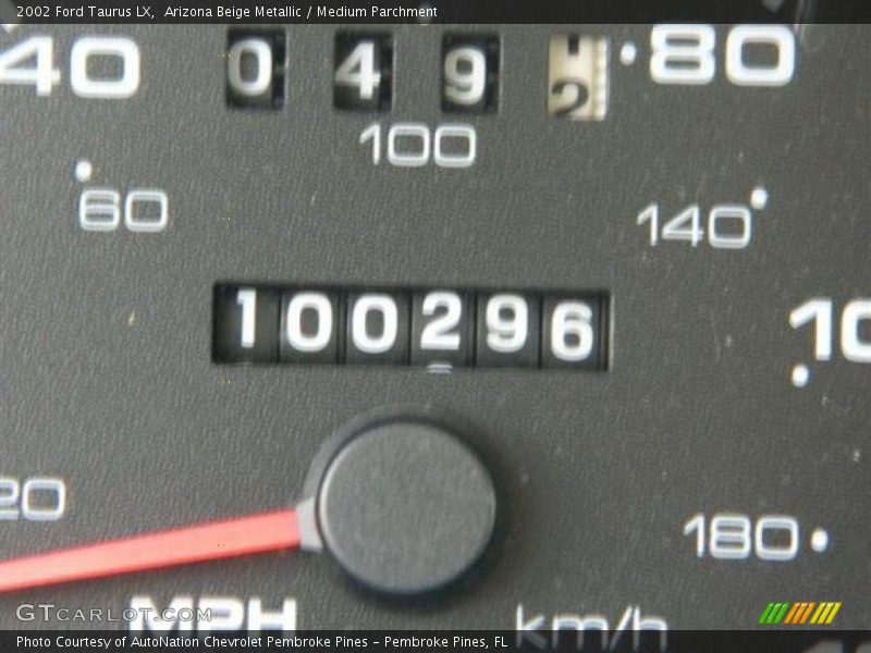 Arizona Beige Metallic / Medium Parchment 2002 Ford Taurus LX