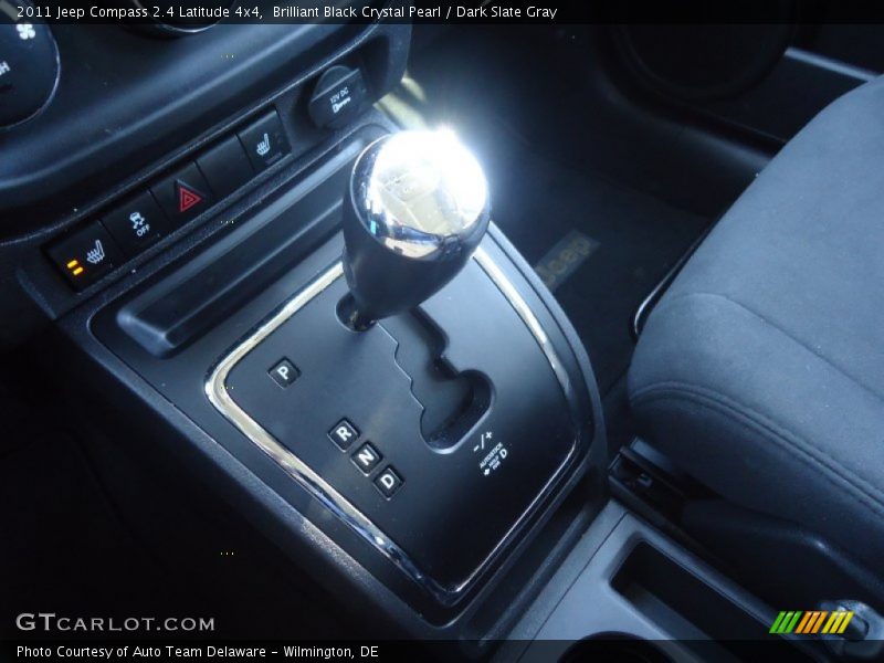 Brilliant Black Crystal Pearl / Dark Slate Gray 2011 Jeep Compass 2.4 Latitude 4x4