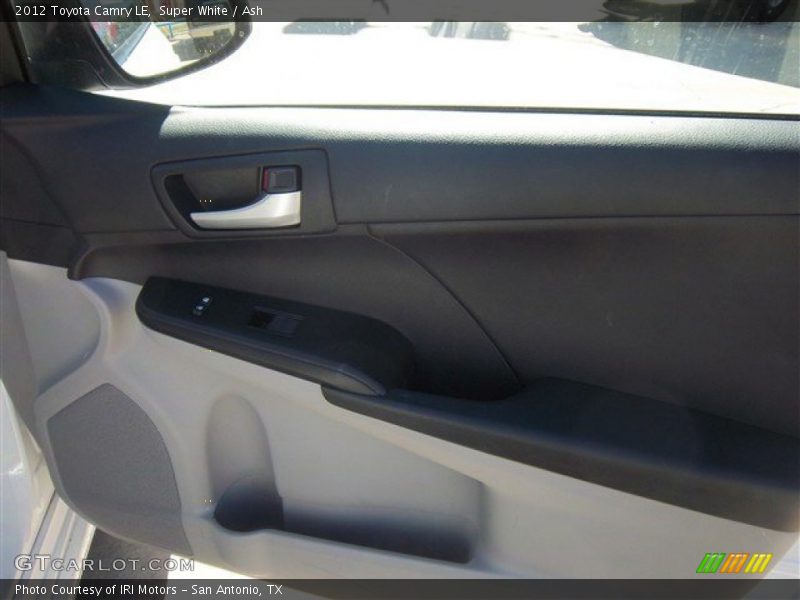 Super White / Ash 2012 Toyota Camry LE