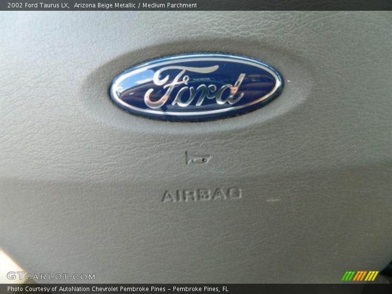 Arizona Beige Metallic / Medium Parchment 2002 Ford Taurus LX