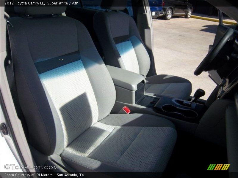Super White / Ash 2012 Toyota Camry LE