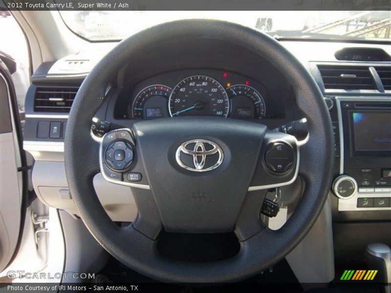 Super White / Ash 2012 Toyota Camry LE