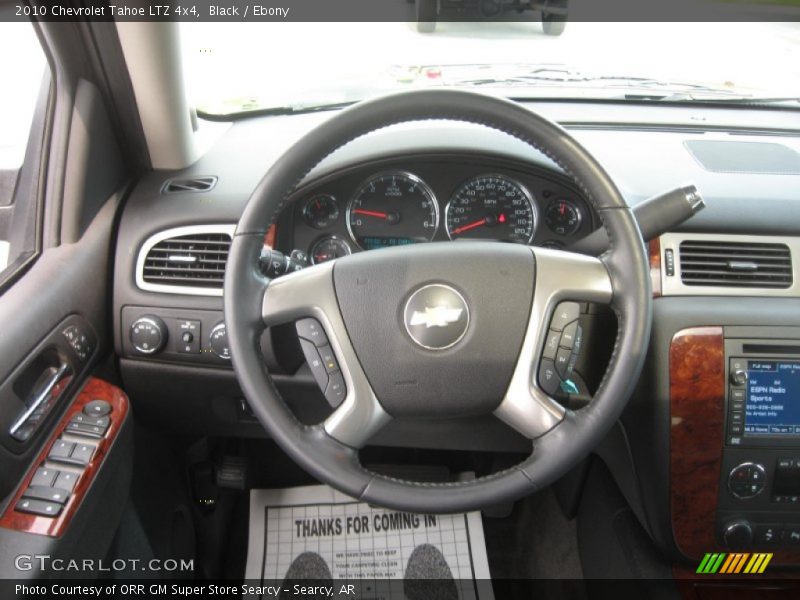 Black / Ebony 2010 Chevrolet Tahoe LTZ 4x4