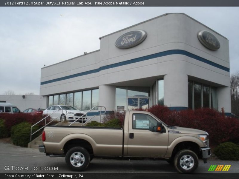 Pale Adobe Metallic / Adobe 2012 Ford F250 Super Duty XLT Regular Cab 4x4