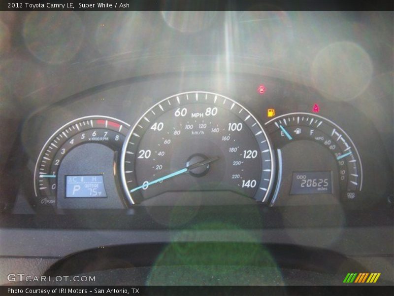 Super White / Ash 2012 Toyota Camry LE